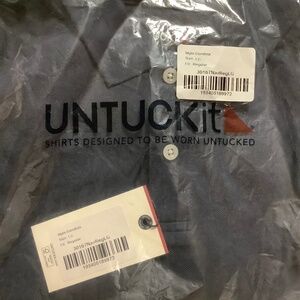Men's UNTUCKit Polo Shirt Gondola  Size Large Navy